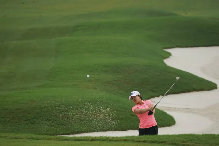 golfster evenaart record met 31 onder par