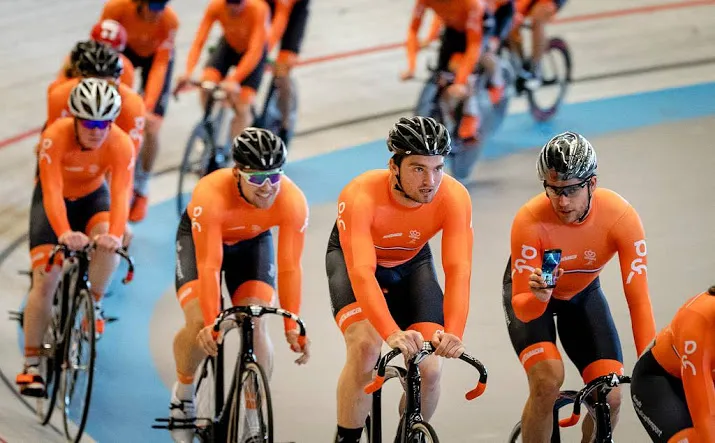 goud voor baanwielrenners beat op teamsprint