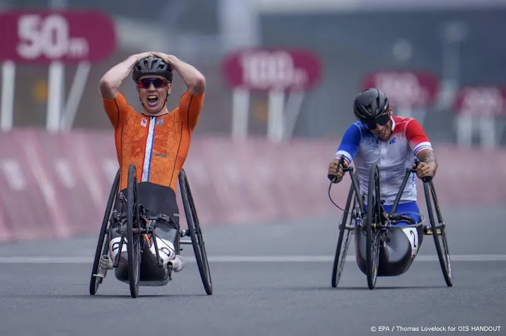 goud voor handbikers valize en jansen in tokio