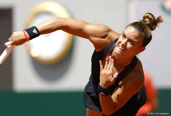griekse tennisster sakkari schakelt titelhouder swiatek uit