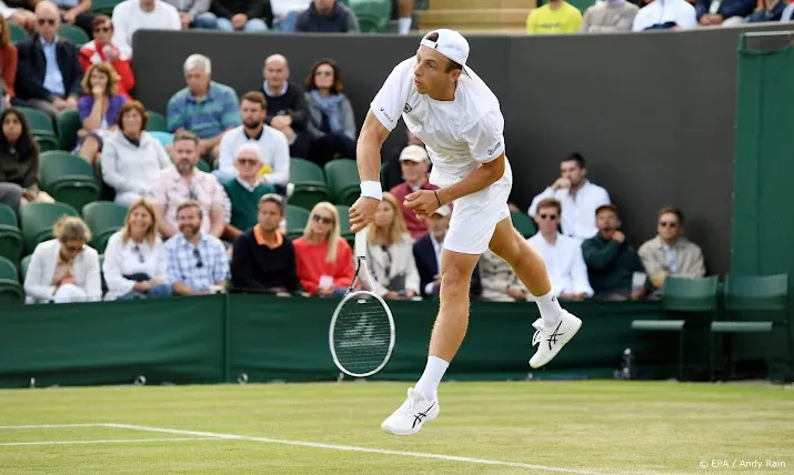 griekspoor weet alcaraz niet te verrassen op wimbledon