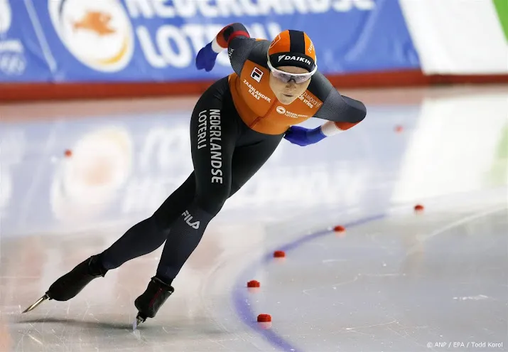 groenewoud leidt op wk allround voor beune die 3000 meter wint