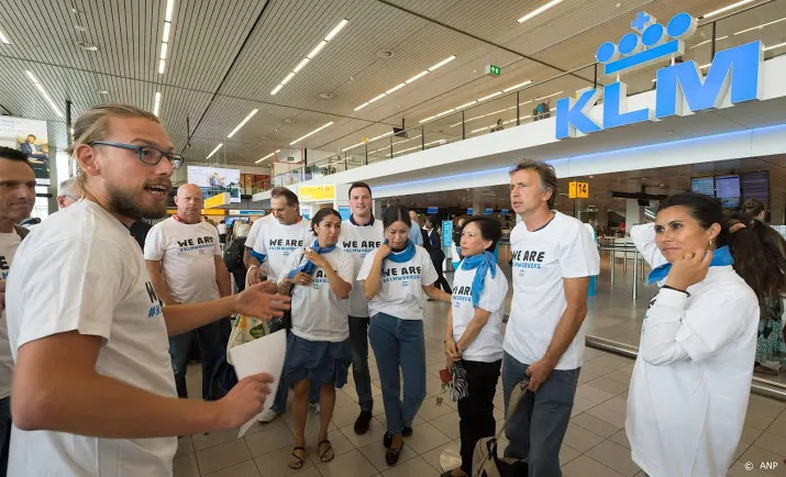 grondpersoneel klm legt maandag werk neer