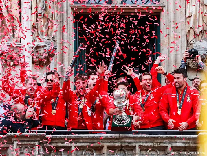groots onthaal voor belgische hockeyers