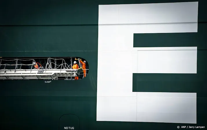grootste containerschip ter wereld komt naar rotterdam