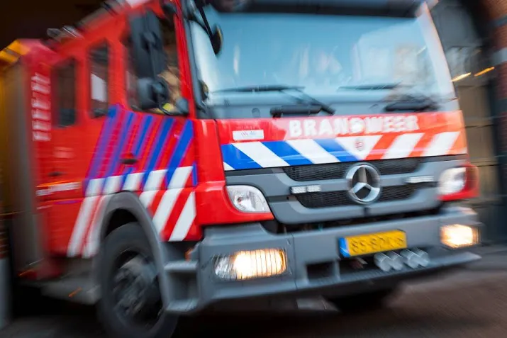 grote brand bij afvalverwerker wateringen