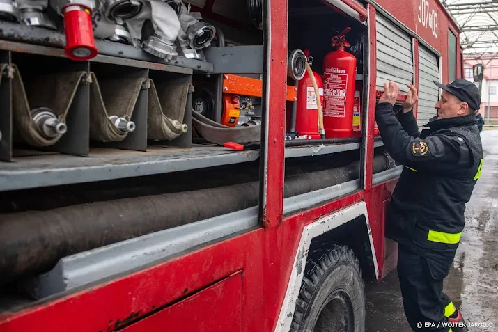 grote brand in portiekflat dordrecht
