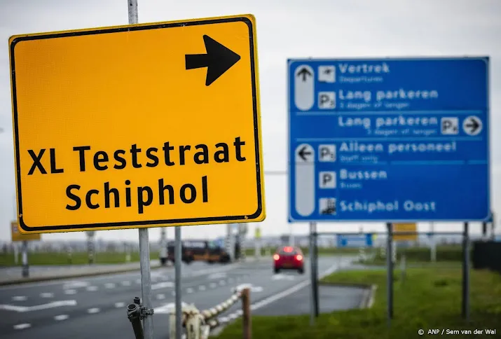 grote drukte op testlocatie bij schiphol afspraak nodig