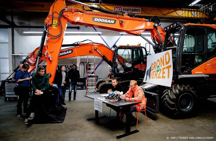 grote drukte verwacht rond bouwersprotest