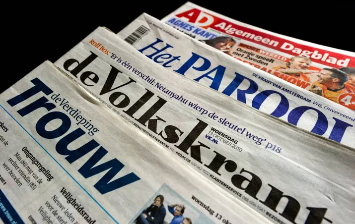 grote storing bij landelijke kranten