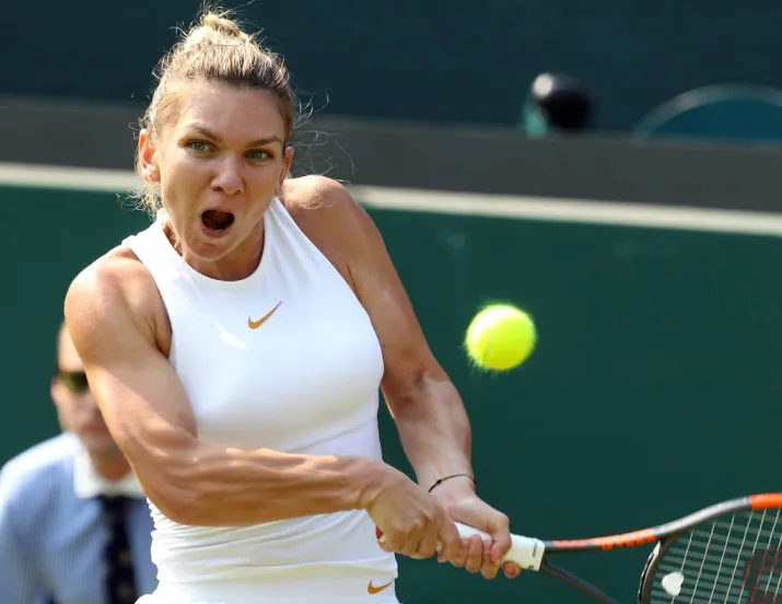 halep heeft het een set lastig met chinese