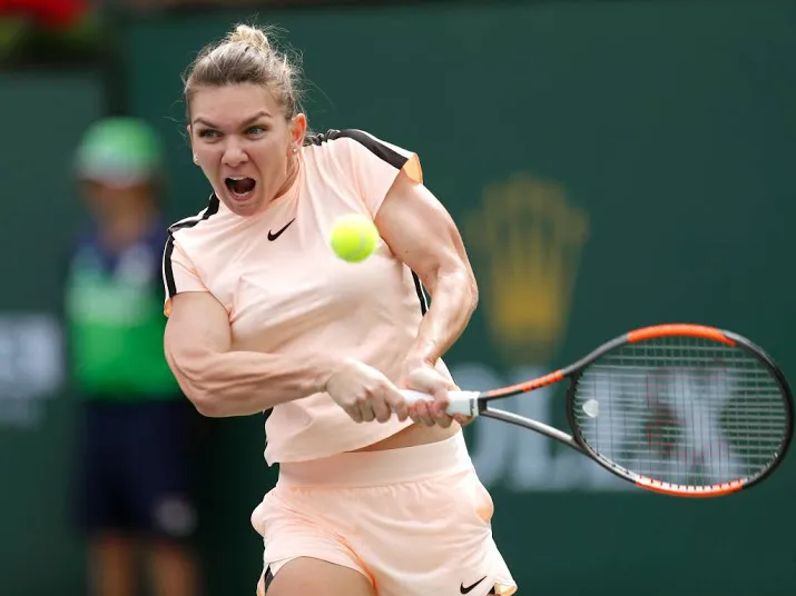 halep naar kwartfinales in indian wells