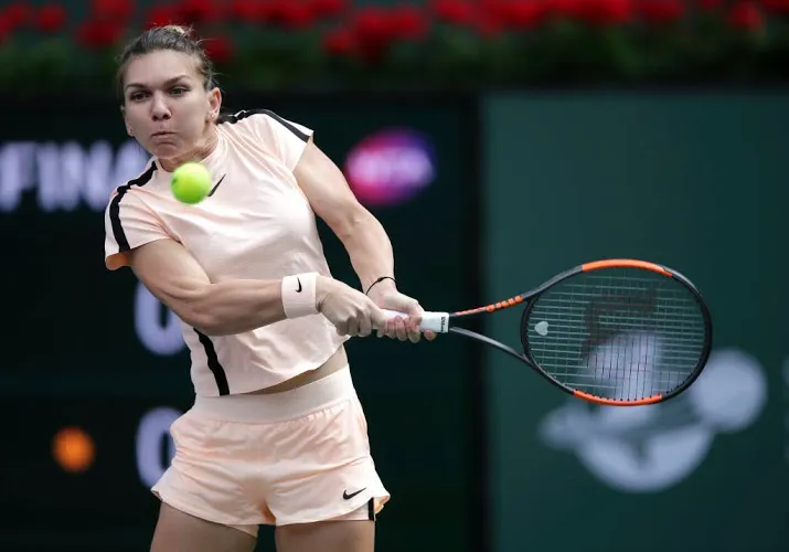 halep naar laatste vier indian wells