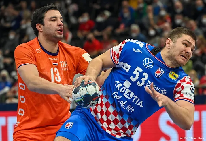 handballers sluiten ek af met gelijkspel tegen kroatie