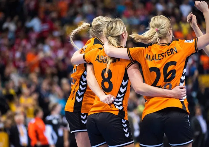 handbalsters naar ek na zege op wit rusland