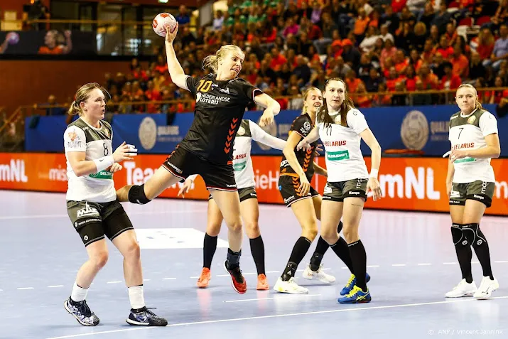 handbalsters ruim langs belarus in eerste wedstrijd na tokio