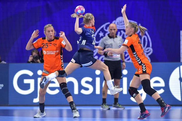 handbalsters weer afgetroefd door noorwegen