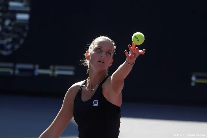 handblessure houdt tennisster pliskova van australian open