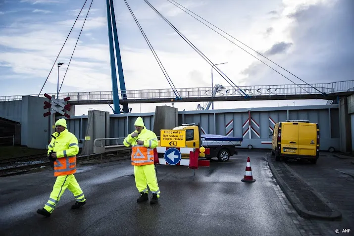 haven delfzijl tijdelijk dicht om hoogwater