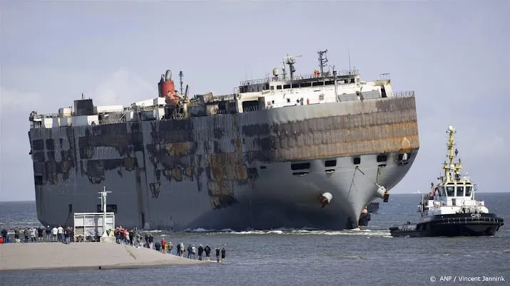 havenmeester over vrachtschip hebben ramp weten te voorkomen