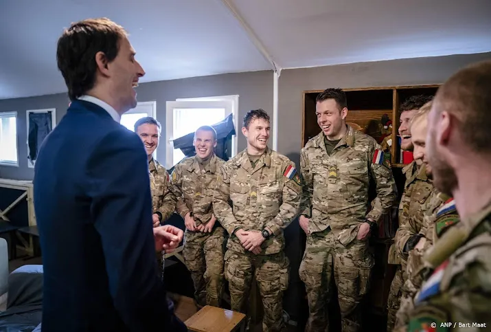 het werk van de militairen in litouwen is opeens