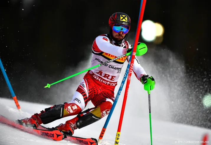 hirscher opnieuw wereldkampioen op de slalom