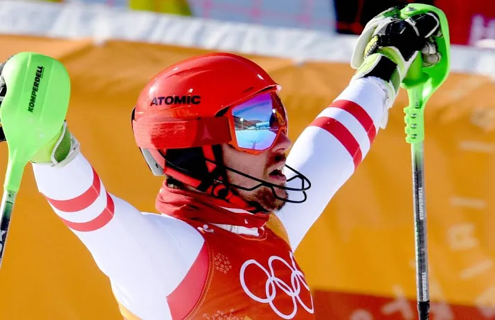 hirscher pakt eerste goud op combinatie
