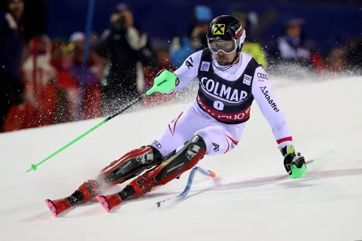 hirscher wint slalom in madonna di campiglio