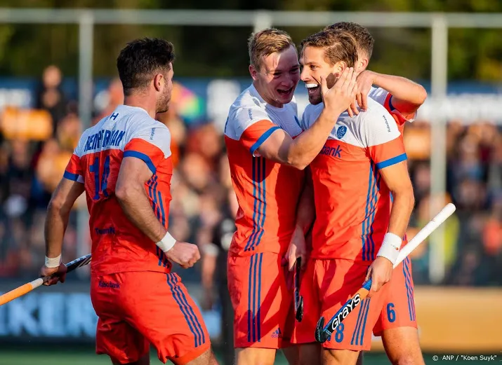 hockeycoach caldas blij na beladen duel