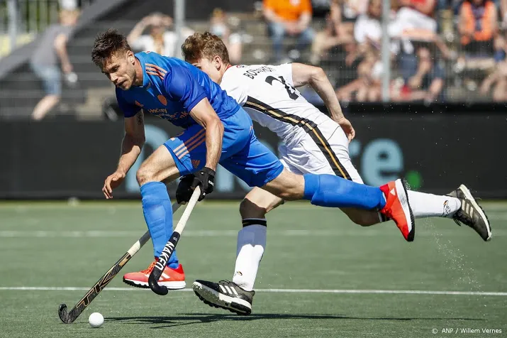 hockeyers geven in slotfase voorsprong tegen duitsland weg 2 2