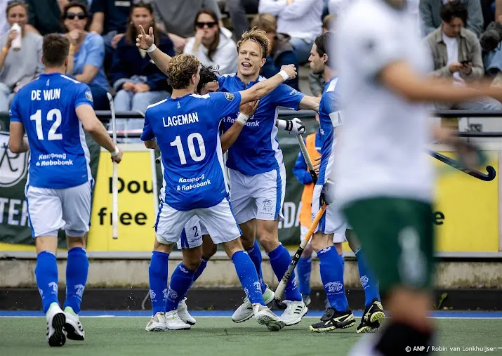 hockeyers kampong grijpen landstitel tegen rotterdam