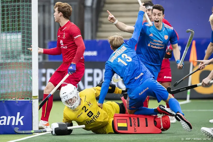 hockeyers kloppen olympisch kampioen belgie in pro league