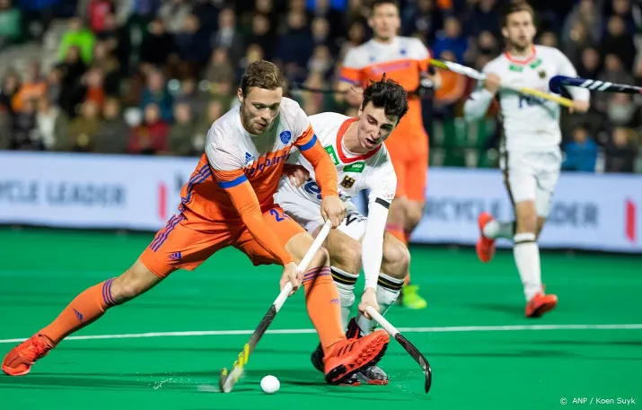 hockeyers onderuit tegen duitsland