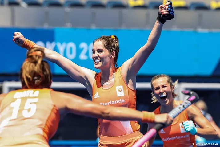 hockeysters bereiken eindstrijd na ruime zege op groot brittannie
