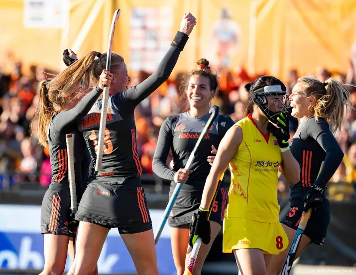 hockeysters in pro league ruim langs china