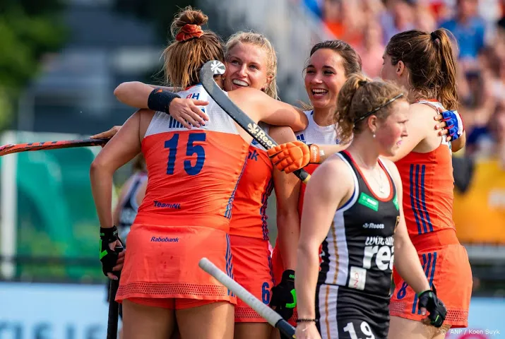hockeysters moeizaam langs duitsland