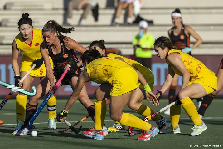 hockeysters winnen opnieuw van china