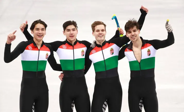 hongaarse shorttrackers snellen naar goud