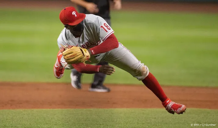 honkballer gregorius slaat grandslam homerun