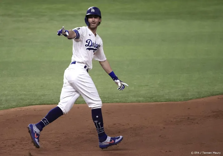 honkballers la dodgers winnen eerste duel world series