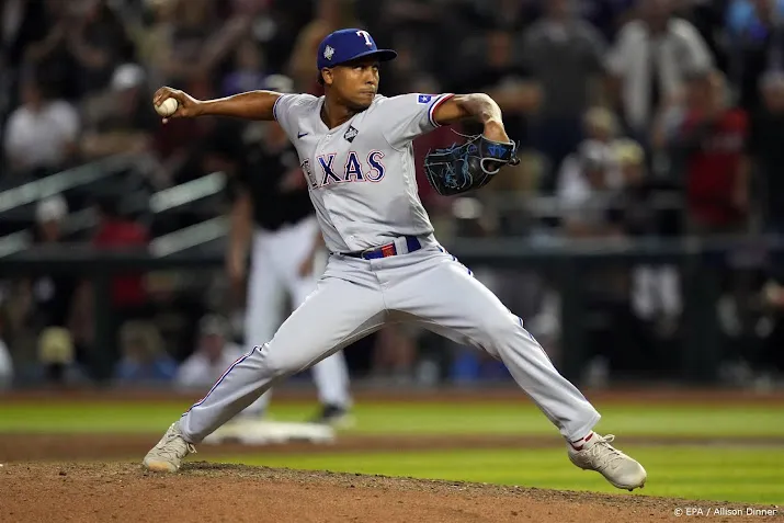 honkballers texas rangers dicht bij titel in de world series