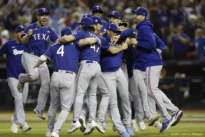 honkballers texas rangers winnen world series