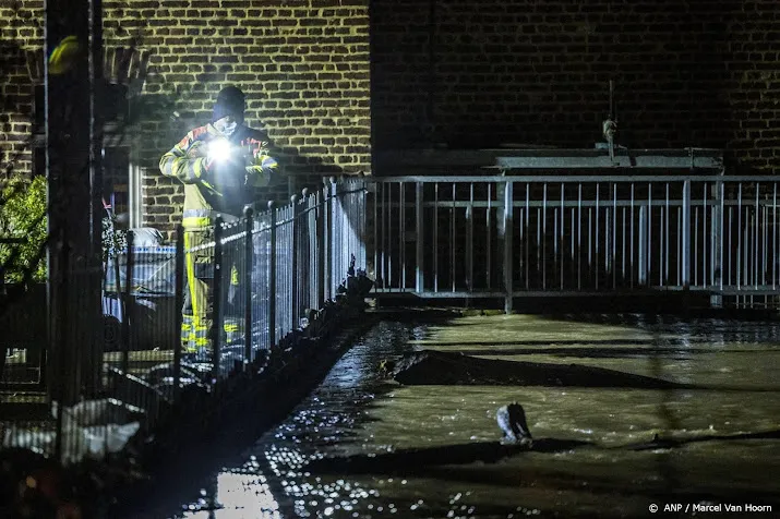 hoogwaterpiek geul bereikt valkenburg