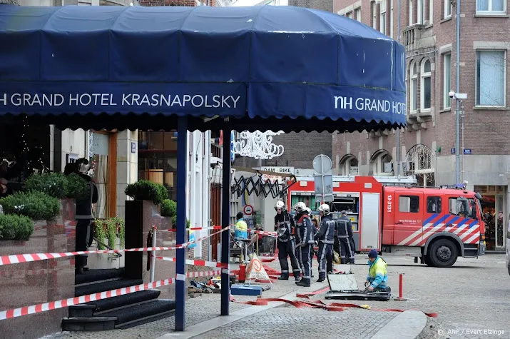 hotel krasnapolsky in amsterdam ontruimd wegens brand