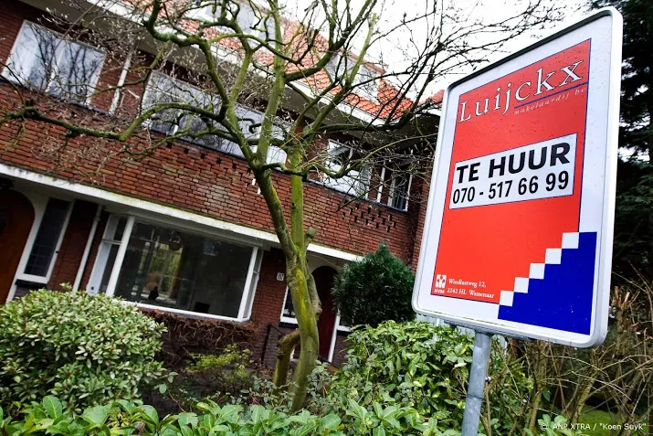 huren in vrije sector gaan niet meer zo hard omhoog als voorheen