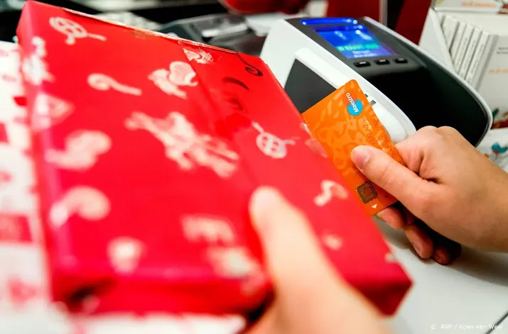 iets vaker gepind bij supermarkten in kerstweek