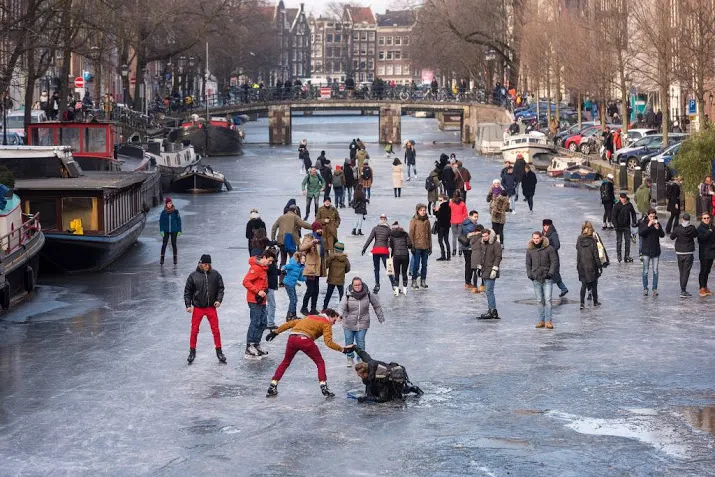 ijspret weer voorbij