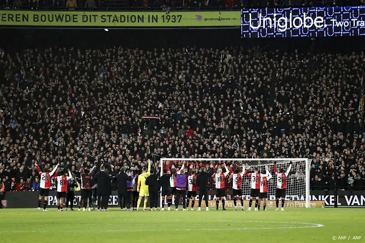 in totaal 4 aanhoudingen bij duel tussen feyenoord en psv