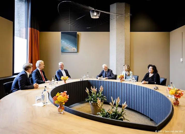 inhoudelijke onderhandelingen over kabinet nu echt begonnen