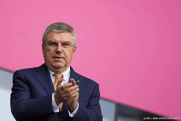 ioc voorzitter bach elizabeth groot voorstander van de sport